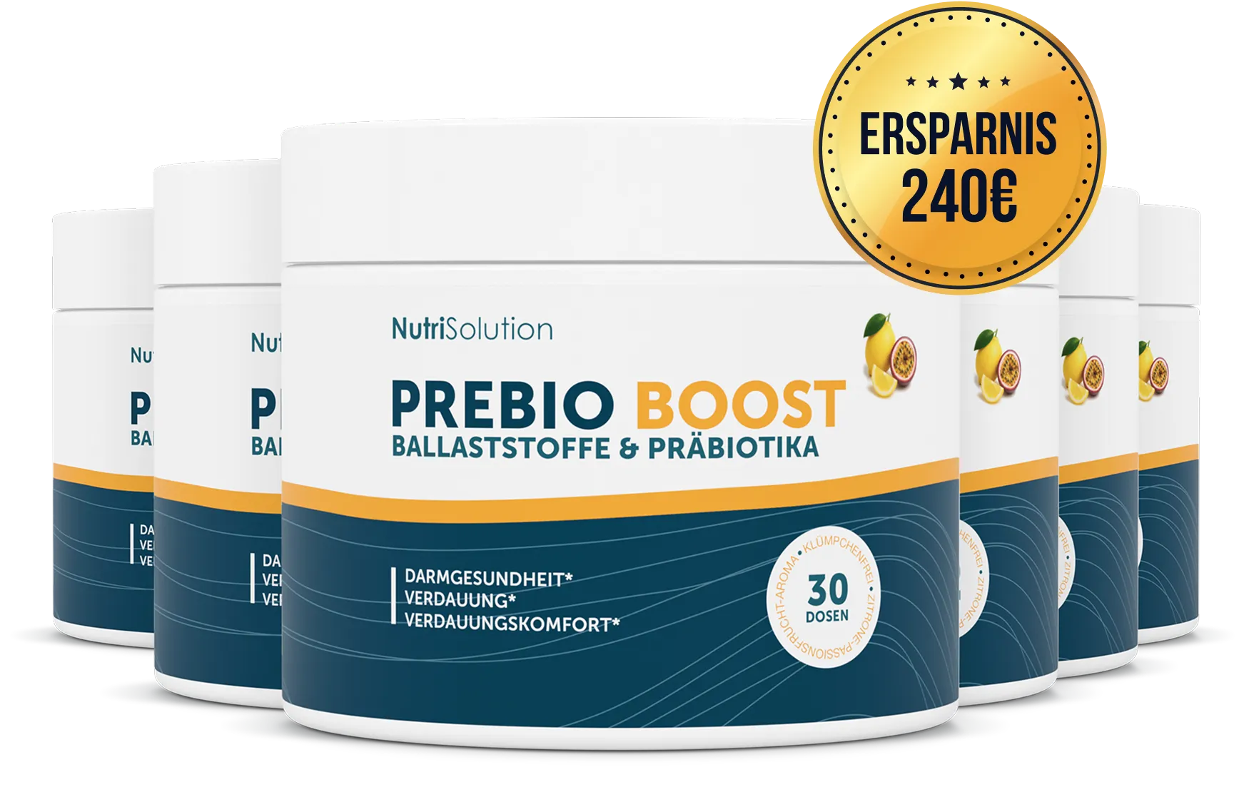 Prebio Boost 6-Monats-Kur, sechs Packungen